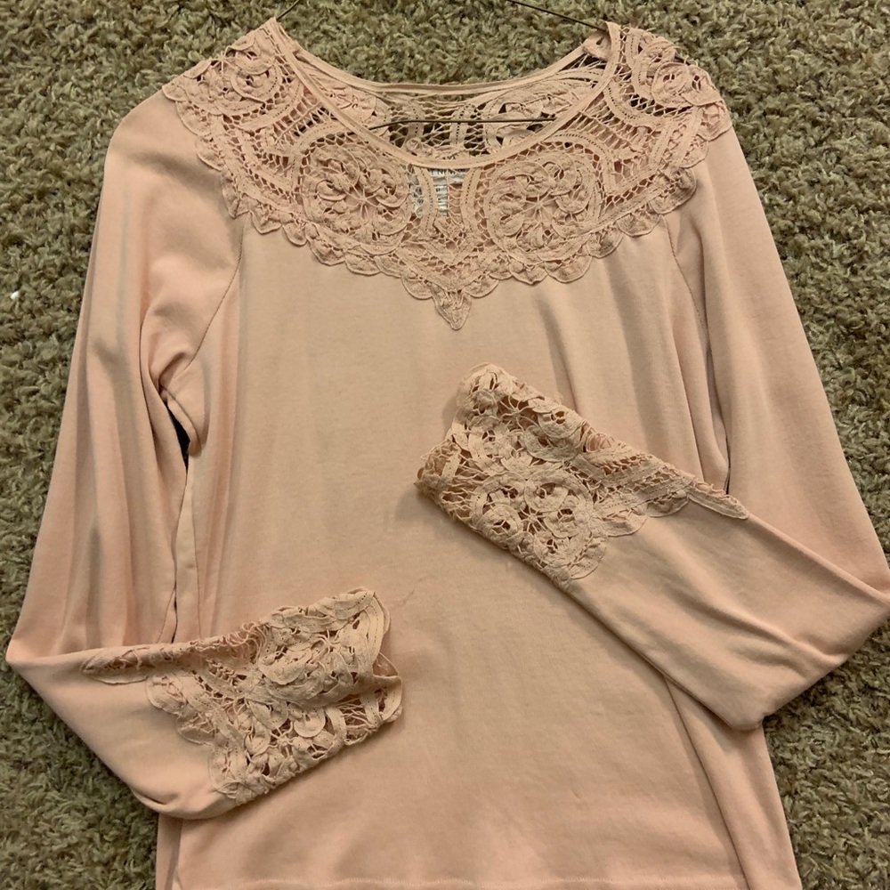 Lace long sleeve